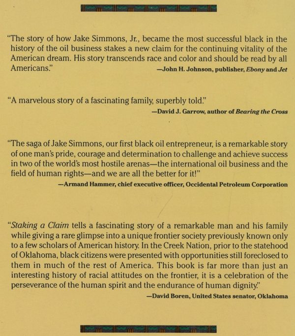 Staking a Claim: Jake Simmons and the Making of an African-American Oil Dynasty